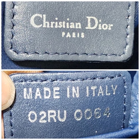 Authentic Christian Dior Vintage Oblique Canvas Baguette/Shoulder Bag Black/Grey - Picture 4 of 15